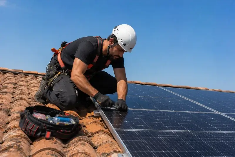 Maintenance et monitoring de panneaux solaires à Bonnegarde
