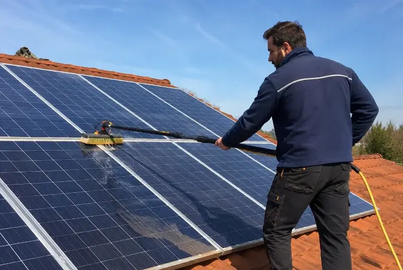 Nettoyage et entretien de panneaux solaires à Bonnegarde
